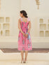 Floral Printed Pure Cotton A-Line Midi Dress